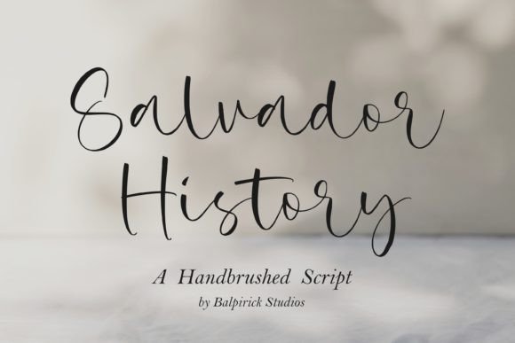 Salvador History Font - Featured Image