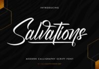 Salvations Font - Featured Image