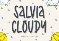 Salvia Cloudy Font - Featured Image