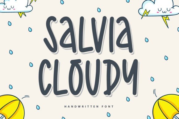 Salvia Cloudy Font - Featured Image