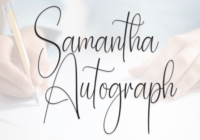 Samantha Autograph Font - Featured Image