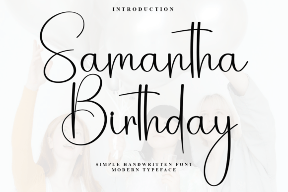 Samantha Birthday Font - Featured Image