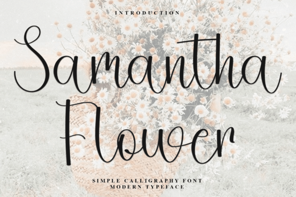 Samantha Flower Font - Featured Image