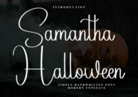 Samantha Halloween Font - Featured Image