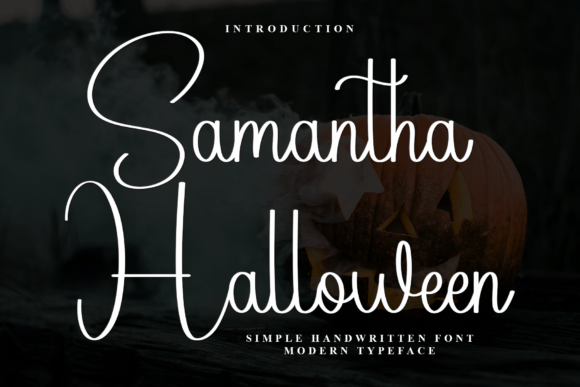 Samantha Halloween Font - Featured Image