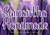 Samantha Handmade Font - Featured Image