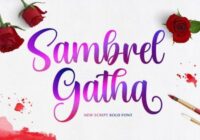 Sambrel Gatha Font - Featured Image