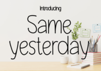 Same Yesterday Font - Featured Image