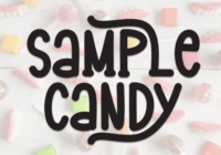 Sample Candy Font - Featured Image