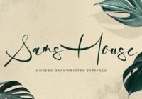 Sams House Font - Featured Image