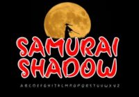 Samurai Shadow Font - Featured Image