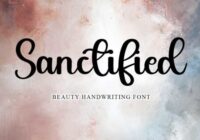 Sanctified Font - Featured Image