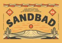 Sandbad Font - Featured Image
