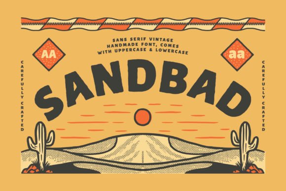 Sandbad Font - Featured Image