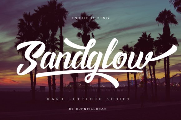 Sandglow Font - Featured Image
