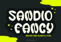 Sandio Fancy Font - Featured Image
