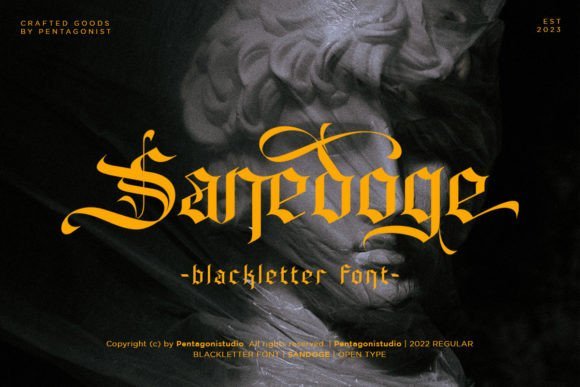 Sandoge Font - Featured Image