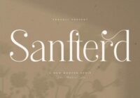 Sanfterd Font - Featured Image