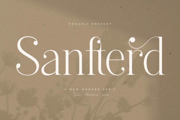 Sanfterd Font - Featured Image