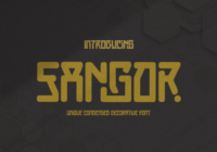 Sangor Font - Featured Image