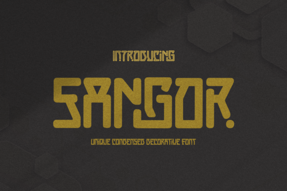 Sangor Font - Featured Image