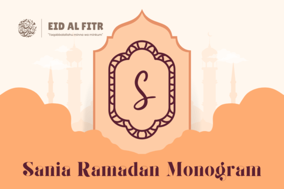 Sania Ramadan Monogram Font - Featured Image