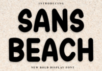 Sans Beach Font - Featured Image
