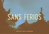 Sans Ferios Font - Featured Image
