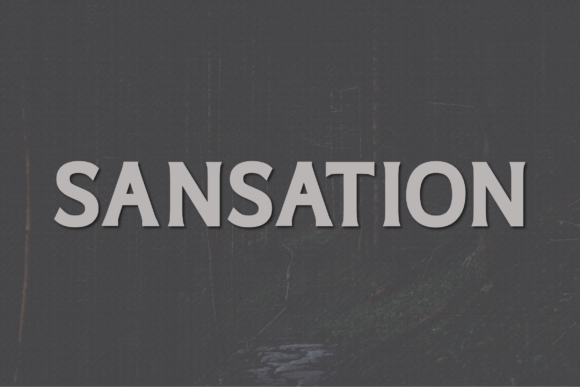 Sansation Font - Featured Image