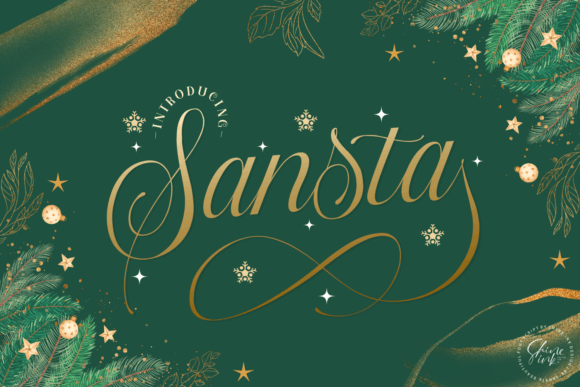 Sansta Font - Featured Image