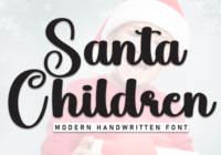 Santa Children Font - Featured Image