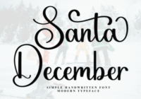Santa December Font - Featured Image