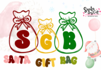 Santa Gift Bag Font - Featured Image
