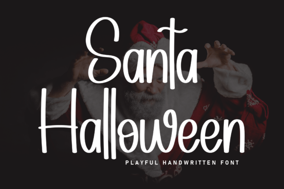 Santa Halloween Font - Featured Image