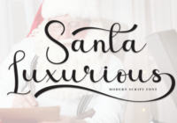 Santa Luxurious Font - Featured Image