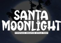 Santa Moonlight Font - Featured Image