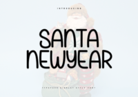 Santa Newyear Font - Featured Image