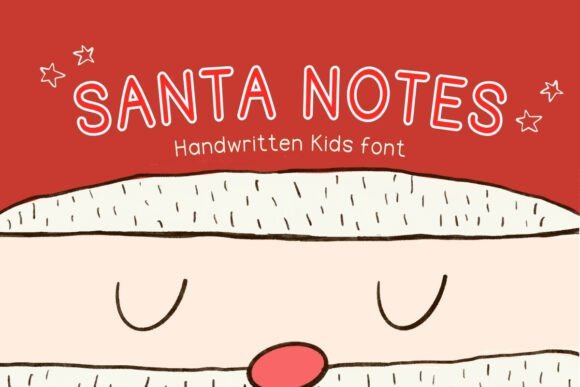 Santa Notes Font - Featured Image