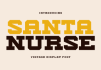 Santa Nurse Font - Featured Image