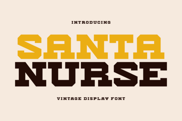 Santa Nurse Font - Featured Image