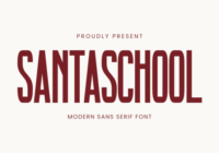 Santa School Font - Featured Image