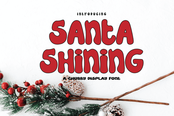 Santa Shining Font - Featured Image
