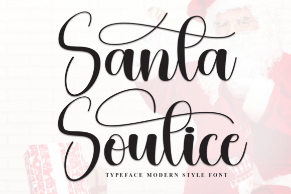 Santa Soutice Font - Featured Image