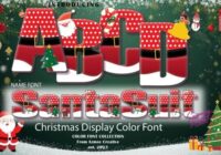 Santa Suit Font - Featured Image