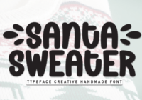 Santa Sweater Font - Featured Image
