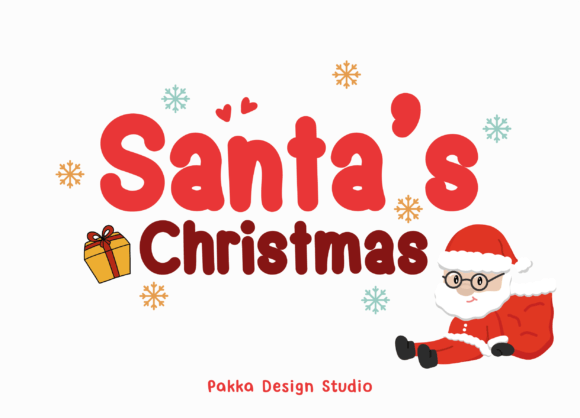 Santa’s Christmas Font - Featured Image