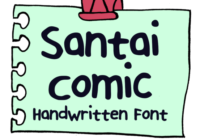 Santai Comic Font - Featured Image