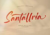 Santallria Font - Featured Image