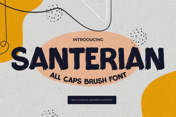 Santerian Font - Featured Image