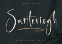 Santeriogh Font - Featured Image
